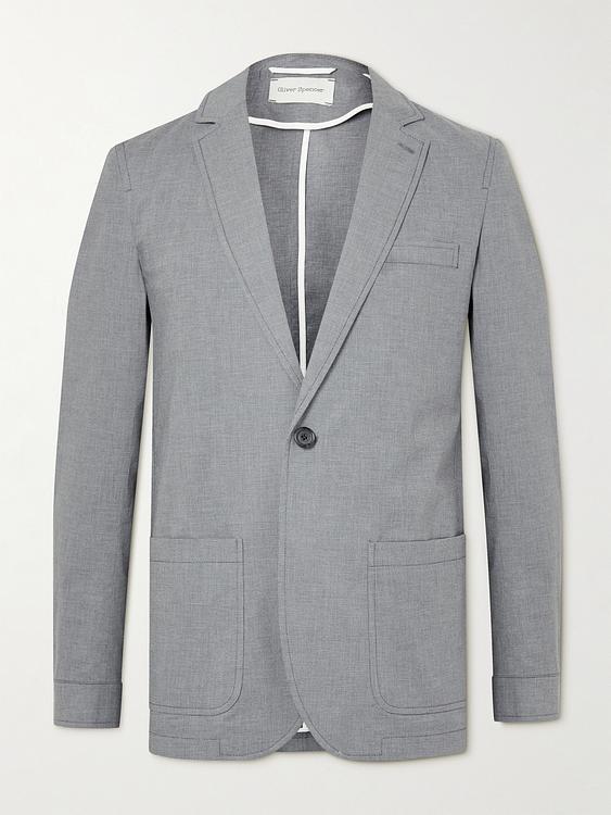 Grey blazer from Oliver Spencer