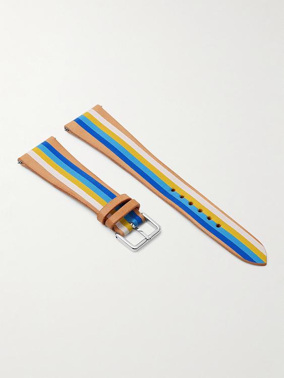 Striped multicolor watch strap from laCalifornienne