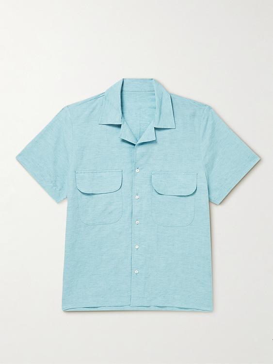 Light blue short sleeve polo shirt from Stòffa