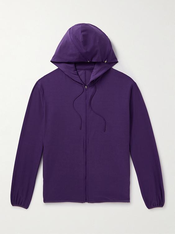 Purple hooded sweatshirt from Post Archive Faction