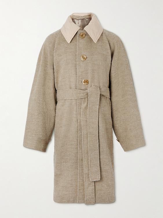 Taupe overshirt from Acne Studios