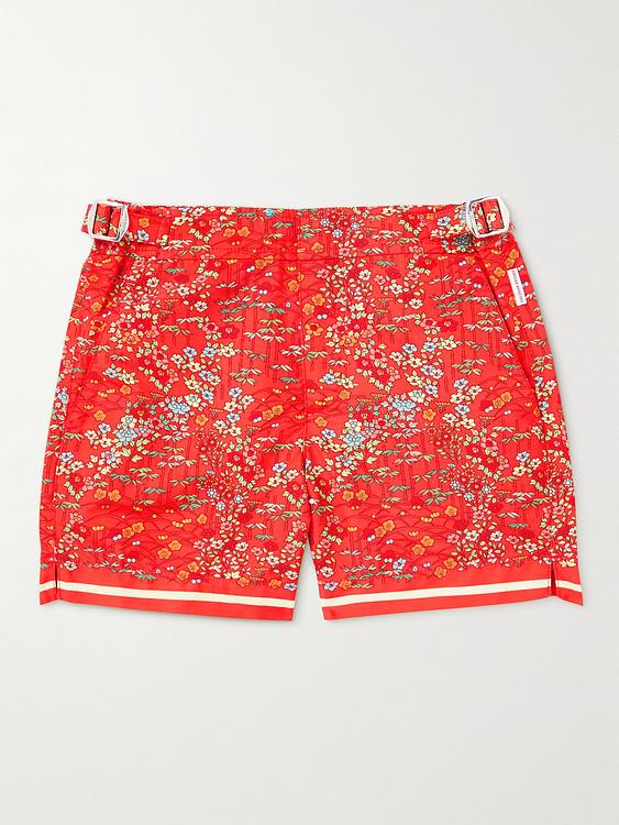 Red swim shorts from Orlebar Brown Kids