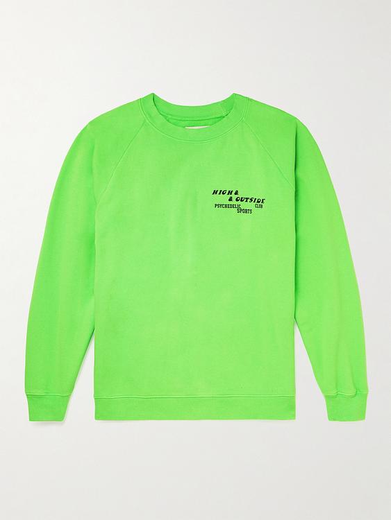 Print light green sweatshirt from Pasadena Leisure Club