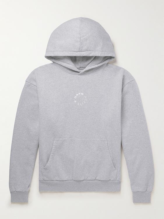 Grey hooded sweatshirt from 7 Days Active