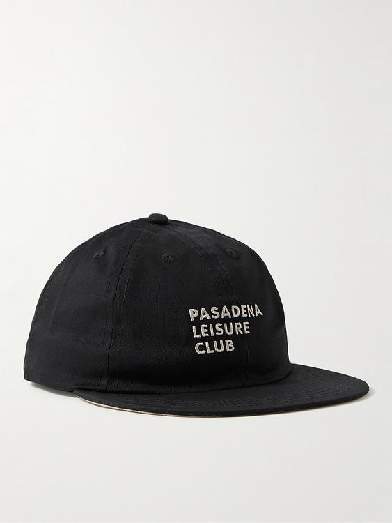 Print black cap from Pasadena Leisure Club
