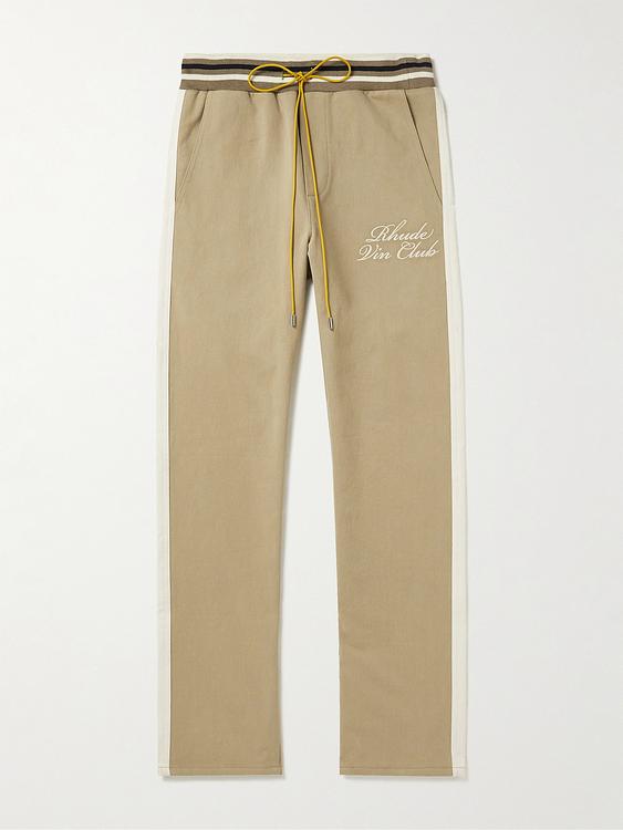 Taupe sweatpants from Rhude