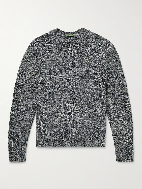 Dark grey sweater from Sid Mashburn