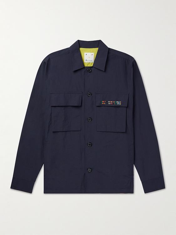 Black overshirt from Pop Trading Company