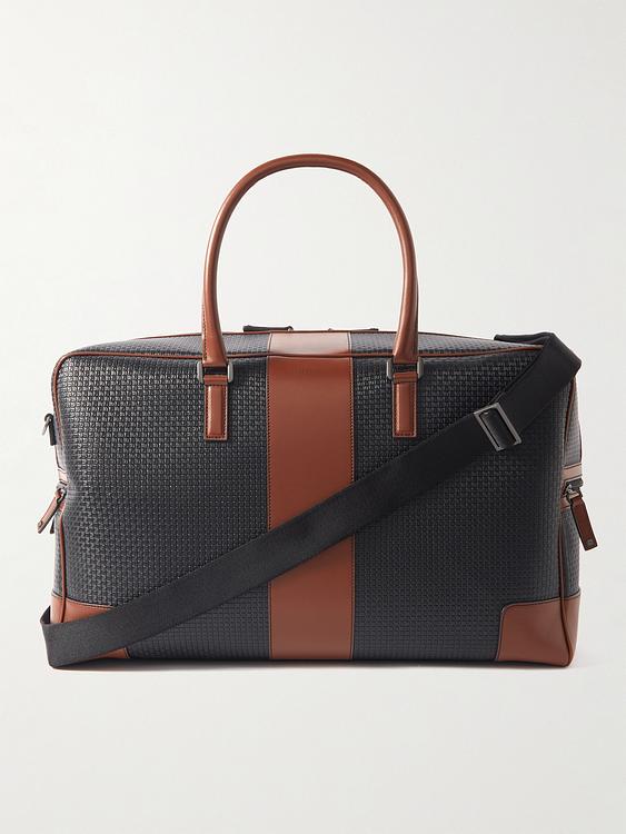 Black weekend bag from Serapian