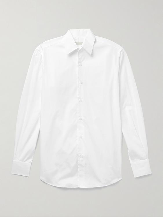 White casual shirt from Saman Amel