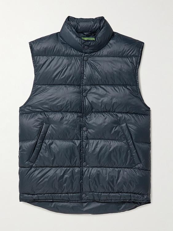 Dark grey vest from Sid Mashburn