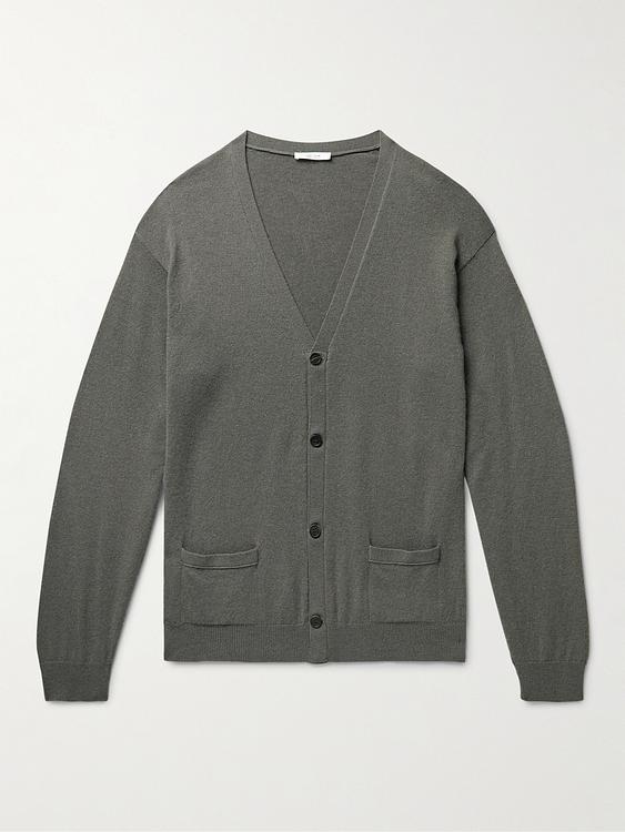 Dark grey cardigan from The Row