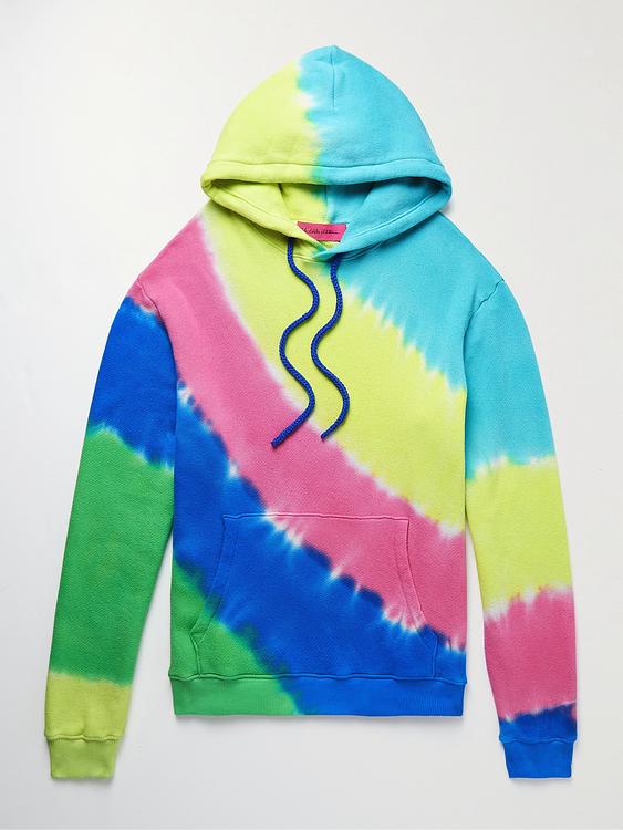 Multicolor hooded sweatshirt from The Elder Statesman