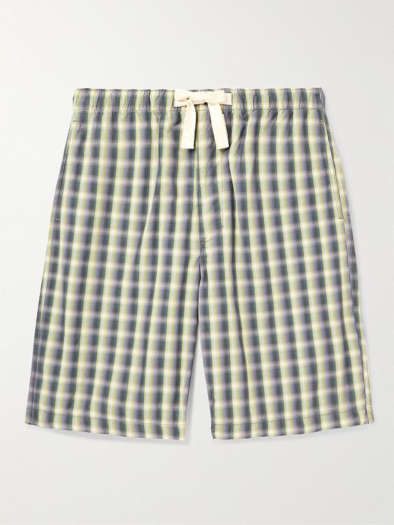 Grey drawstring shorts from Nanamica