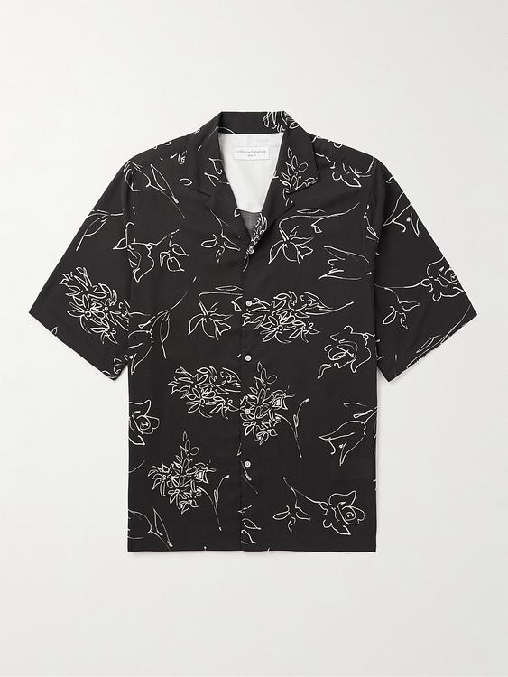 Black short sleeve shirt from Officine Générale