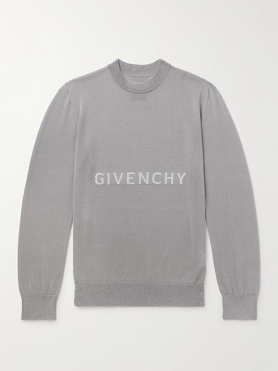 Print grey sweater from Givenchy