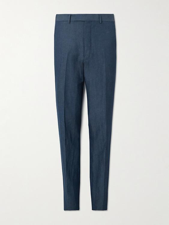 Dark blue suit trousers from Zegna