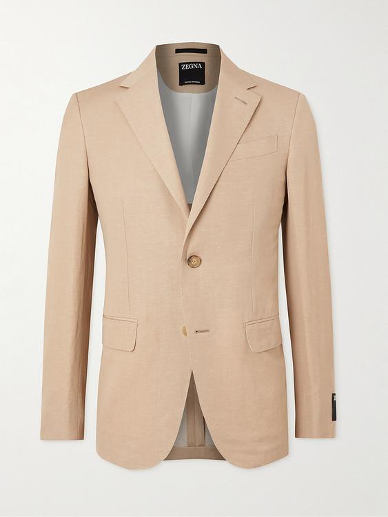 Beige blazer from Zegna