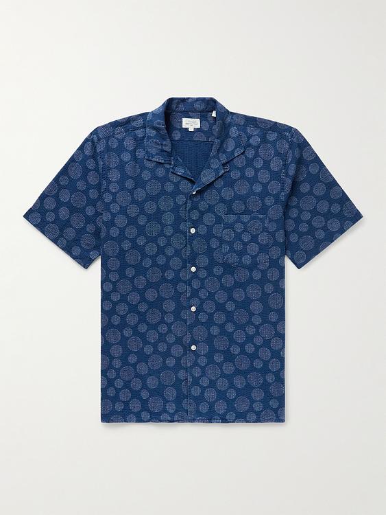 Dark blue short sleeve polo shirt from Hartford