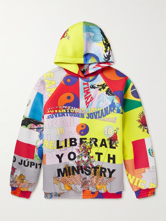 Multicolor hooded sweatshirt from Liberal Youth Ministry