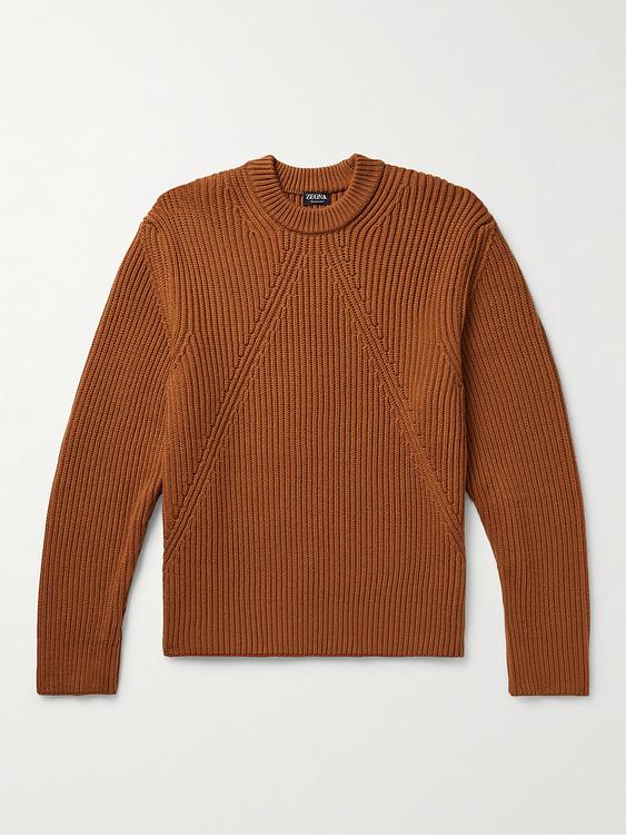 Dark red sweater from Zegna