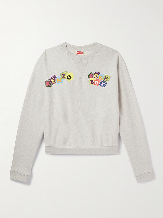 Print white sweatshirt from Kenzo