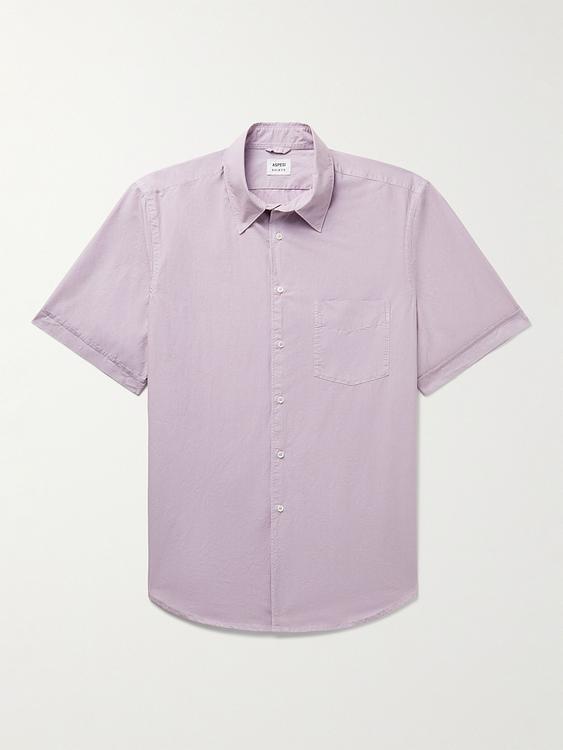 Light pink short sleeve shirt from Aspesi