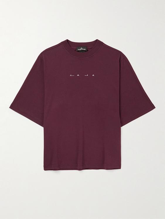 Purple t-shirt from Stone Island Shadow Project