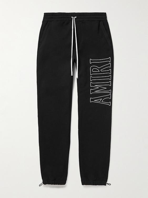 Print black sweatpants from Amiri