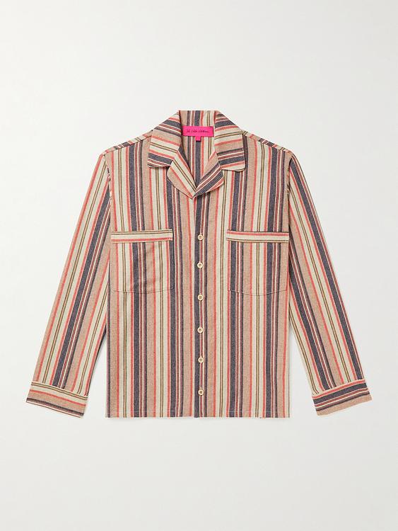 Striped multicolor flannel shirt from The Elder Statesman