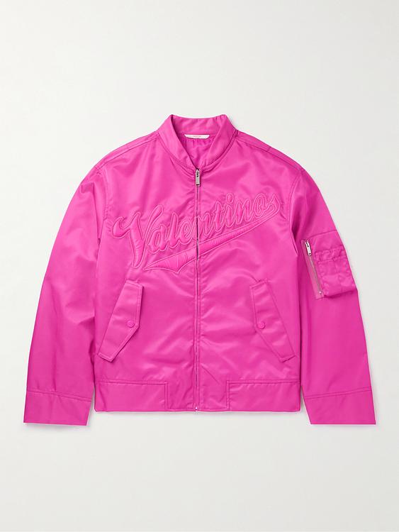 Pink bomber jacket from Valentino Garavani