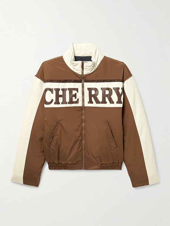 Brown casual jacket from Cherry Los Angeles