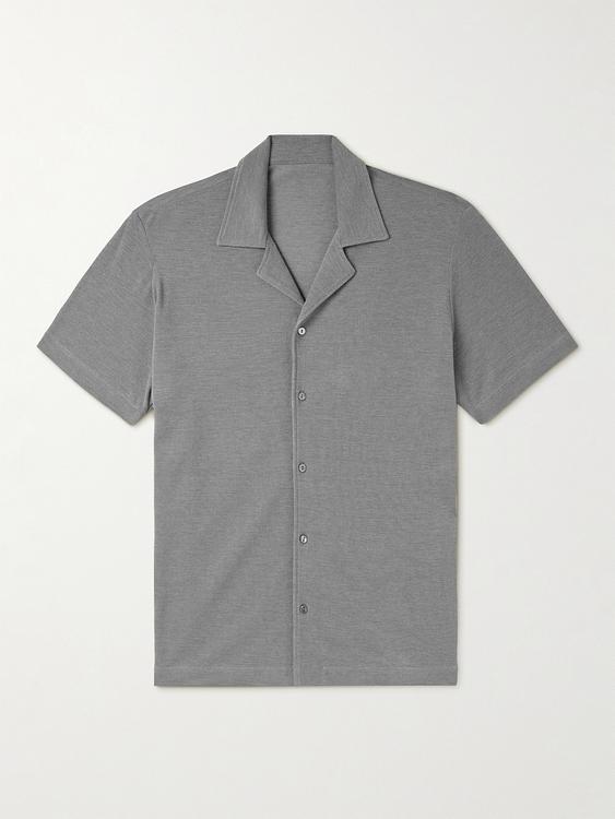 Grey short sleeve polo shirt from Stòffa