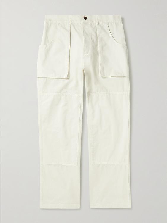 White casual trousers from Miles Leon