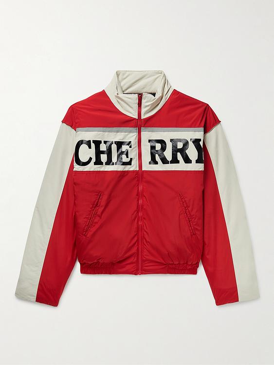Print red casual jacket from Cherry Los Angeles