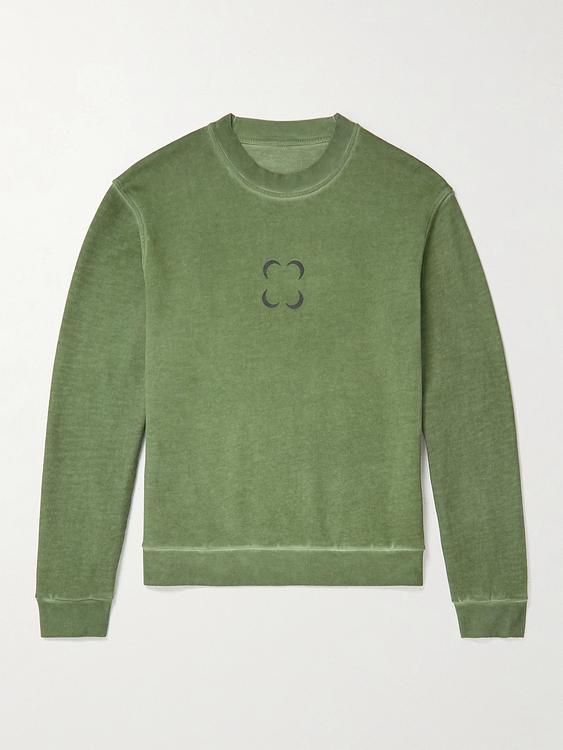 Green sweatshirt from Saif Ud Deen