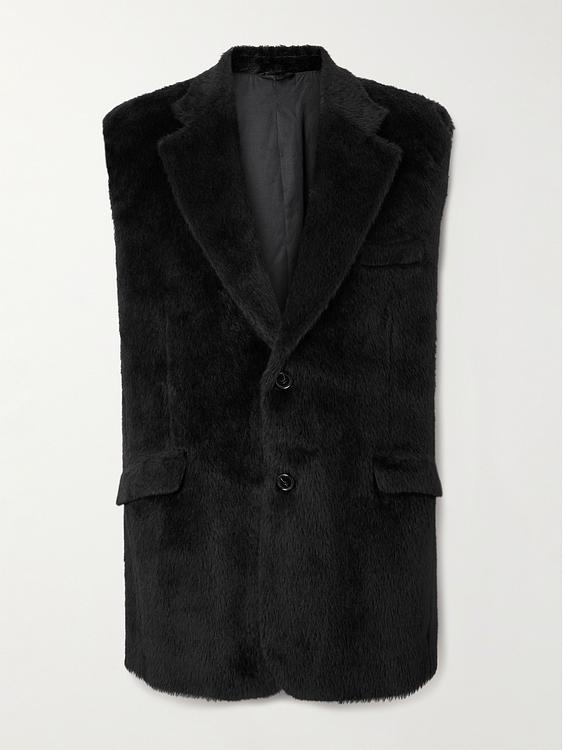 Black vest from Raf Simons