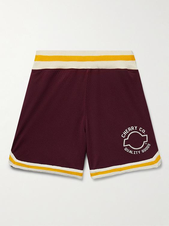 Dark red swim shorts from Cherry Los Angeles