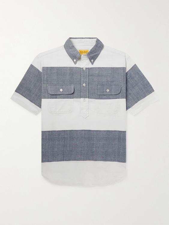 Striped multicolor short sleeve shirt from Original Madras