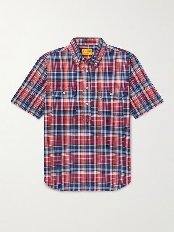Checkered multicolor short sleeve shirt from Original Madras