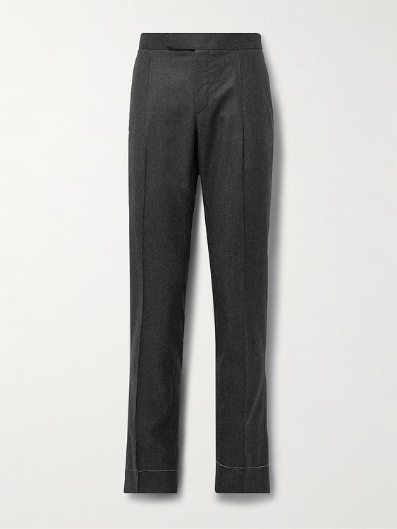 Black formal trousers from Brioni