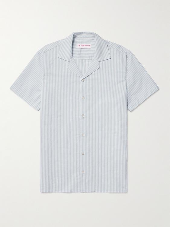 Grey short sleeve shirt from Orlebar Brown