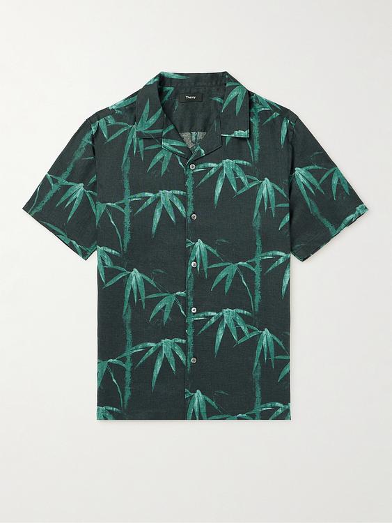 Dark grey short sleeve shirt from Theory