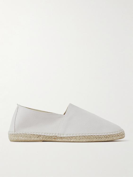 Grey espadrilles from Anderson & Sheppard