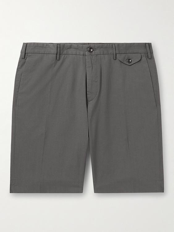 Grey chino shorts from Incotex