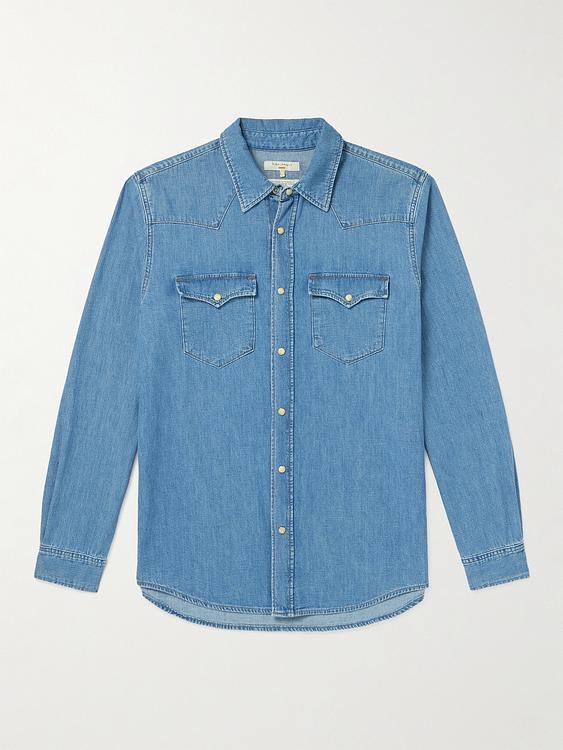 Blue denim shirt from Nudie Jeans