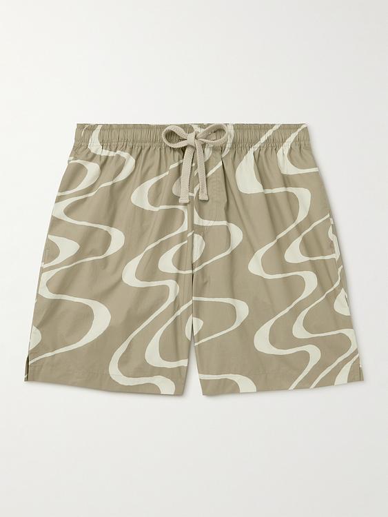 Taupe drawstring shorts from Frame