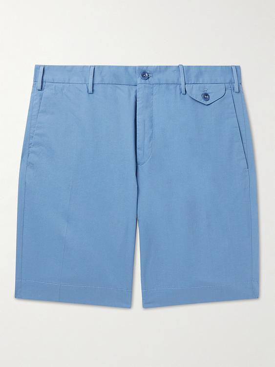 Blue chino shorts from Incotex