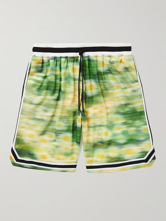 Multicolor drawstring shorts from John Elliott