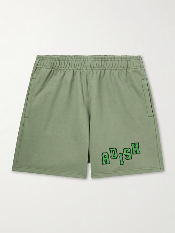 Green sweatshorts from Adish